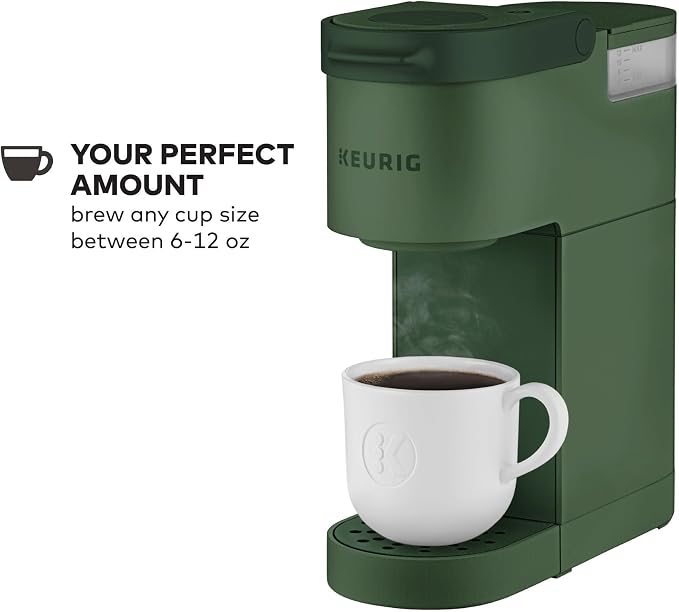 Keurig K-Mini Single Serve K-Cup Pod Coffee Maker, 6 to 12oz Brew size, with Cord Storage, Perfect for Small Spaces, Evergreen | Cord Storage, Small Spaces, Evergreen - Image 9