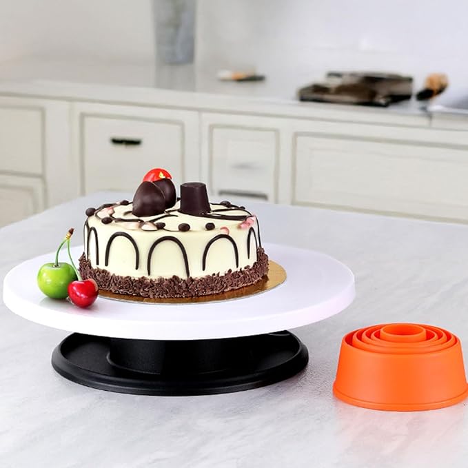 Piping Bag Holder Stand with Nonslip Storage Tray for Cake Decorating Foldable Baking Tool Kitchen Pastries Tool Organiz