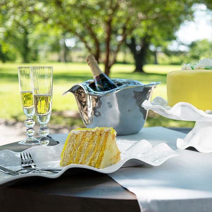 Beatriz Ball Havana Rectangular Long Platter, White - Image 5