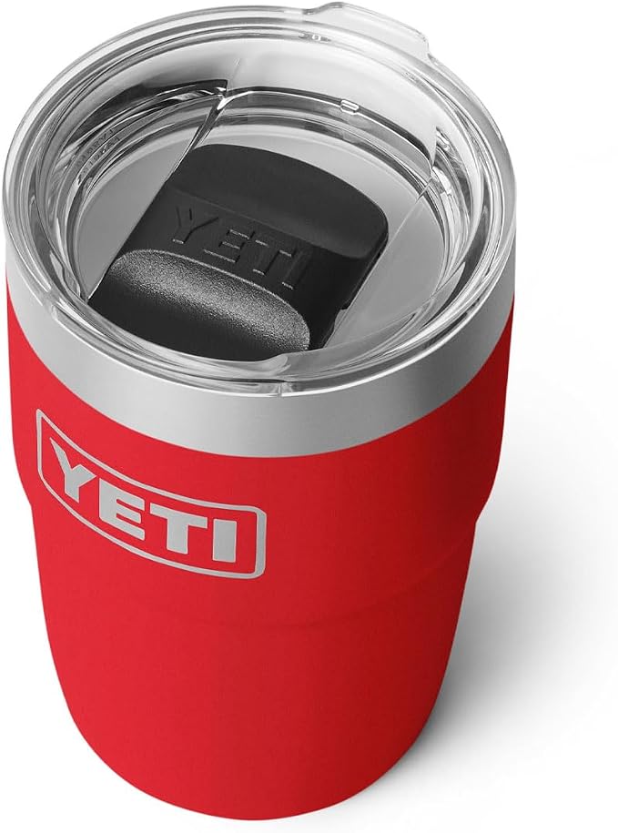 YETI Rambler 8 oz Insulated Coffee Mug with Lid - Stackable Double-Wall Vacuum Insulated Coffee Cup - DuraSip Ceramic Lining - Barista-Friendly Design - Stainless Steel - Dishwasher Safe - Image 3