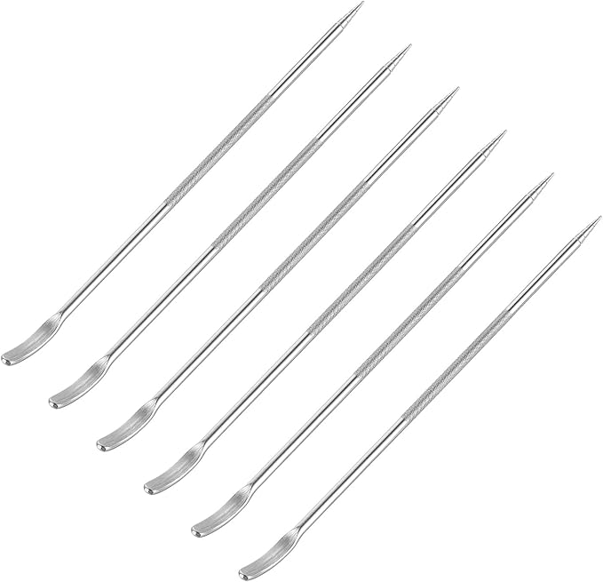 uxcell Stainless Steel Coffee Latte Art Pen, 6Pcs135mm/5.31" Coffee Fancy Tool for Latte Espresso Decorating