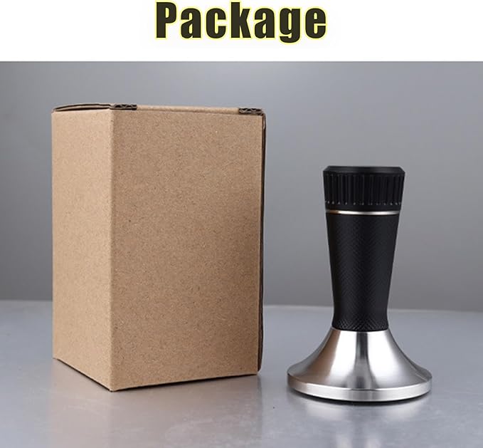 2 in 1 with Espresso Tamper, Magnetic Set 53mm Espresso Coffee Tamper for 54mm Portafilter Basket,Coffee Distributor Tamper for Espresso Machine Accessories,Handle Press Tool (Black)