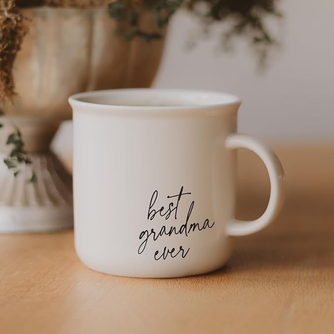 Sweet Water Decor Best Grandma Ever Camping Mugs - 11oz Cute Coffee Mugs for Hot & Cold Drinks - Dishwasher & Microwave Safe - Ceramic Travel Mug - Ideal Tea and Espresso Mug - Image 2
