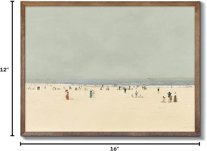 XOCUUI Vintage Wall Decor Ocean Art - 12x16 French Country Coastal Wall Art, Seascape Nautical Pictures Sailing Boat Artwork, Beach Landscape Prints Vintage Coastal Decor for Bedroom (UNFRAMED) - Image 10