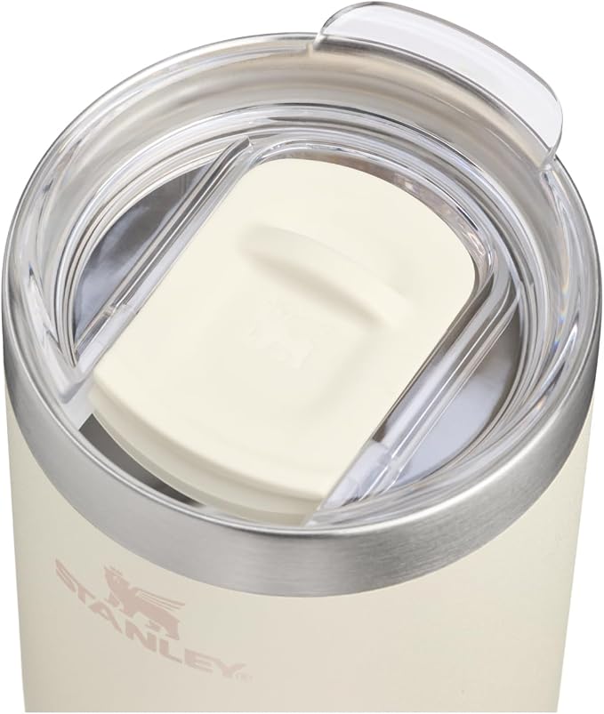 STANLEY Everyday Camp Cup 12 oz | Drink Through Lid | Cup for Coffee, Tea and Drinks | Insulated Stainless Steel | BPA-Free | Cream - Image 2