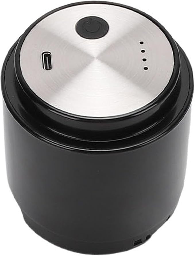Keenso Electric Coffee Maker with Mill Portable Rechargeable 350ML Coffee Machine for Camping Office Travel (White) - Image 8