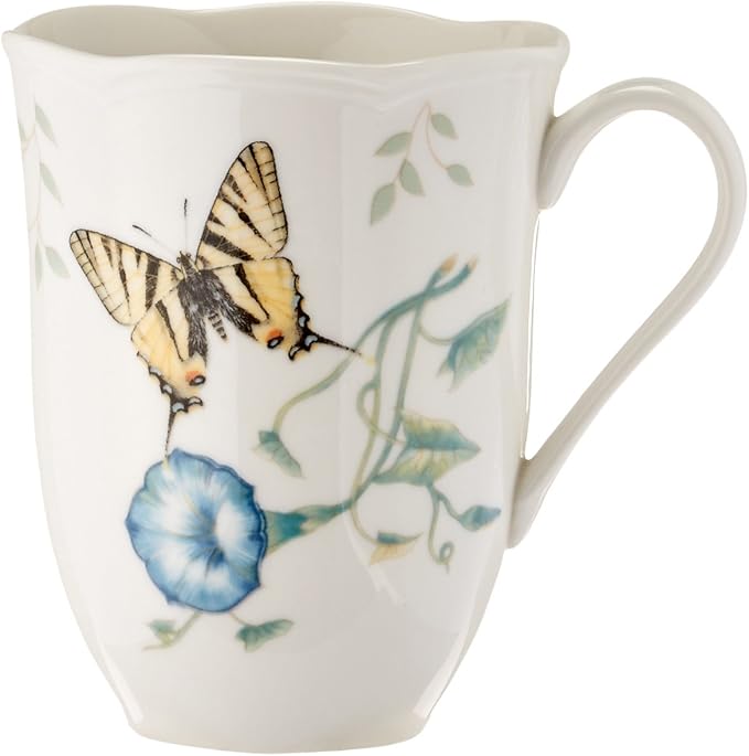 Lenox Dinnerware Set, Butterfly Meadow 18-Piece Set, Service For 6, White Porcelain, Butterfly And Flower Designs, Plates And Bowls Sets, Dishwasher Safe, Home & Kitchen (Assorted, 18 Pieces) - Image 19