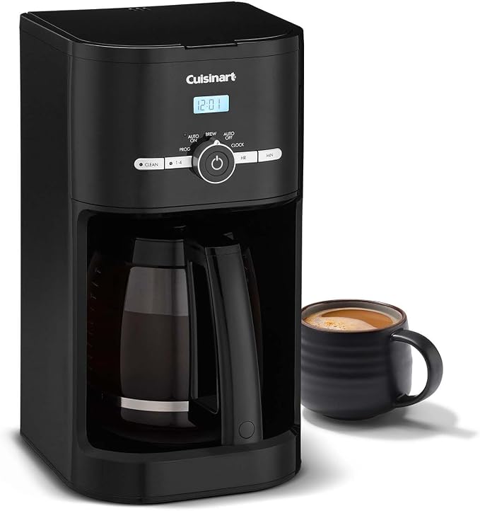 Cuisinart Classic 12-Cup Programmable Coffeemaker, Black, DCC-1120BKNAS - Image 3