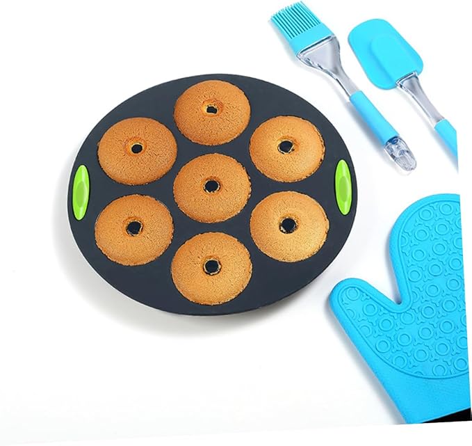 COLLBATH Quality Silicone Cake Mold Set Baking Pans for Baking Cake Pans Sets Grey - Image 6