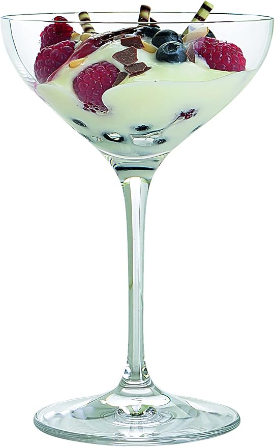 Spiegelau Dessert Glasses Set of 4 - European-Made Crystal, Modern Dessert or Champagne Glassware, Dishwasher Safe, Professional Quality Champagne Saucer Glass Gift Set - 8.8 oz - Image 5
