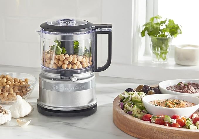 KitchenAid 3.5 Cup Food Chopper KFC3516CU, Contour Silver (Pack of 2) - Image 4