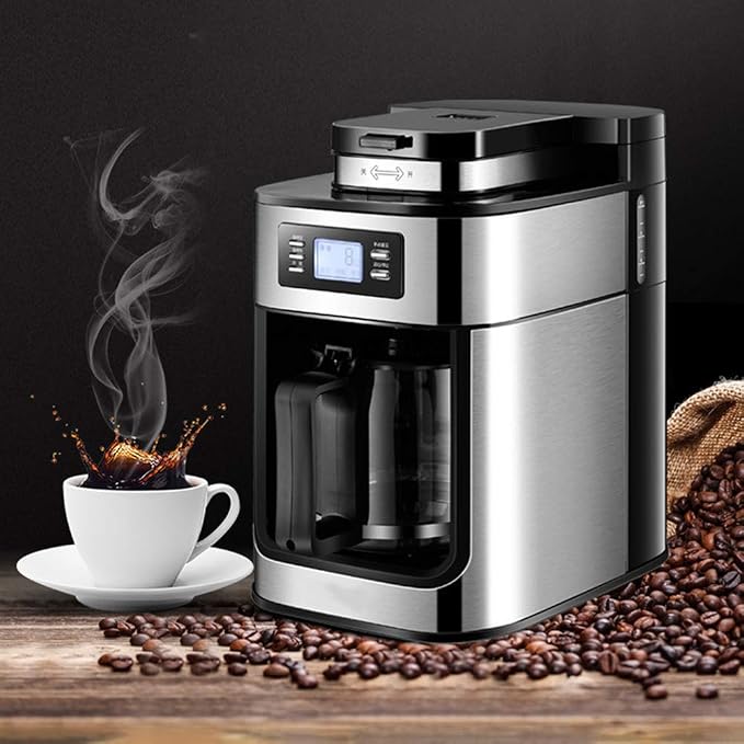 Full Automatic Drip Filter Coffee Maker and Tea Maker for Home and Office, Brew Fresh Coffee Easily with 12 Cup Capacity, Ideal for Daily Use - Image 6