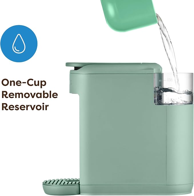 Keurig K-Mini Mate Single Serve K-Cup Pod Coffee Maker, Brews Up to 12 oz Cup, Compact Portable Coffee Machine for Small Spaces, Great for Dorms & Offices, Glamping Green - Image 4