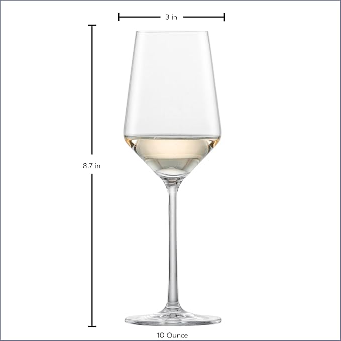 Zwiesel Glas Pure Riesling White Wine Glass (Set of 6), Wine Glasses for White Wine, Dishwasher-Safe Tritan Crystal Glasses, Made in Germany (10 Ounce) - Image 7