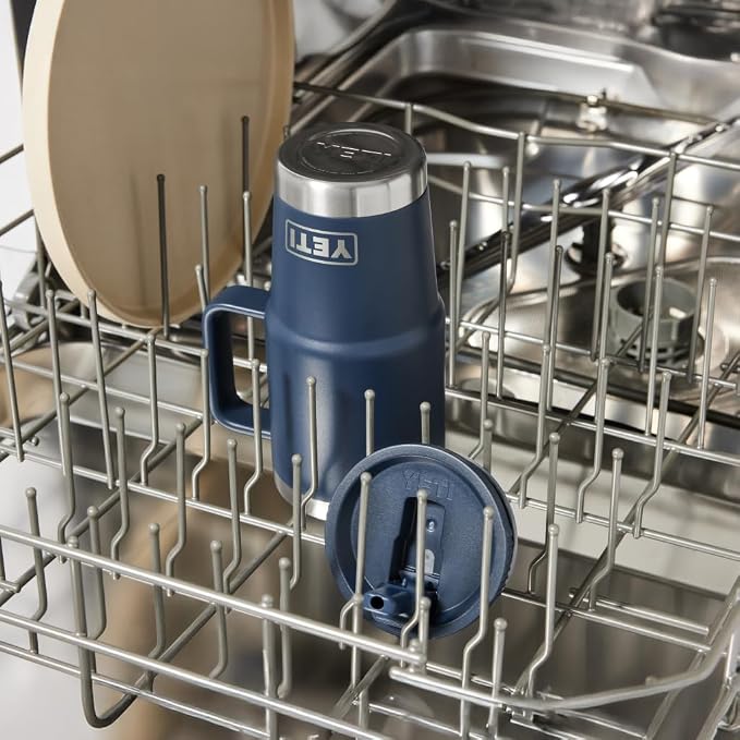 YETI Rambler 20 oz Travel Mug with Flip Straw Lid – Stainless Steel, Vacuum Insulated, Leakproof, Cup Holder Friendly, Venom - Image 4