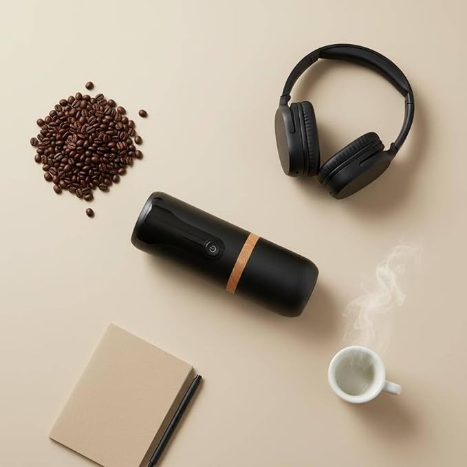 Capsule and Powder Coffee Brewer High Pressure Portable Espresso Maker Easy to Carry Small Appliance for Camping - Image 3