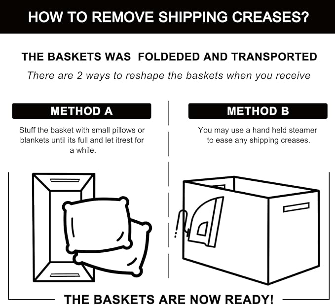 OIAHOMY 3 Pack Storage Basket for Organizing, 13''X9.85''X8.7'' Woven Storage Bins with Handles, toy organizers,Stylish Room Decor, Black variegated - Image 7