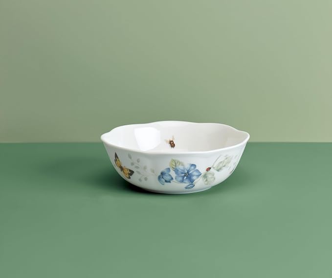 Lenox 806735 Butterfly Meadow All-Purpose Bowl, 1-Piece, 6.25' L x 6.25' W x 2.3' H, 20-Fl oz, Service For 1 - Image 6