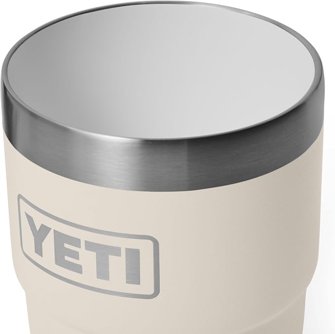 YETI Rambler 8 oz Insulated Coffee Mug with Lid - Stackable Double-Wall Vacuum Insulated Coffee Cup - DuraSip Ceramic Lining - Barista-Friendly Design - Stainless Steel - Dishwasher Safe - Image 5