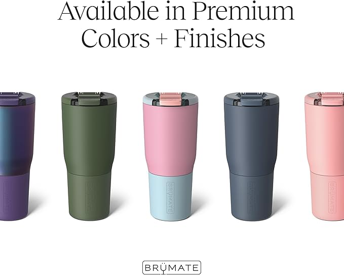 BrüMate Nav 25oz 100% Leak Proof Insulated Travel Tumbler with Magnetic BevLock™ Lid - Double Wall Cup-Holder Friendly Stainless Steel Mug (Eclipse) - Image 2