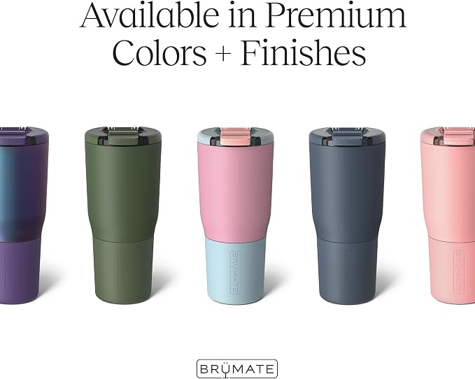 BrüMate Nav 25oz 100% Leak Proof Insulated Travel Tumbler with Magnetic BevLock™ Lid - Double Wall Cup-Holder Friendly Stainless Steel Mug (Dune) - Image 2