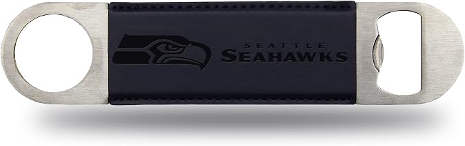 Rico Industries NFL Laser Engraved Bar Blade Faux Leather Laser Engraved Bar Blade - Great Beverage Accessory for Game Day by RicoIndustries