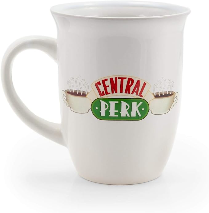 Silver Buffalo Friends Central Perk Logo Wide Rim Ceramic Mug, 16 Ounces - Image 2