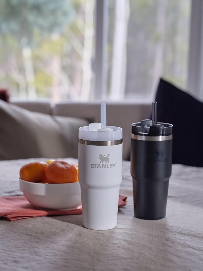 STANLEY Quencher H2.0 Flow State Tumbler, 14 oz, Ash | Handle and Straw | 3-Position Lid | Cup Holder Compatible for Travel | Insulated Stainless Steel Cup | BPA-Free - Image 6