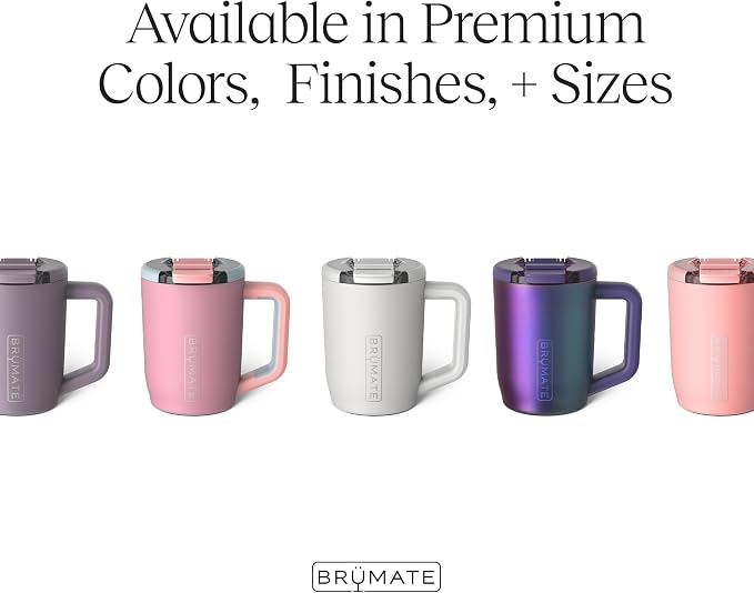 BrüMate Müv - 15oz 100% Leak Proof Insulated Coffee Mug with Handle & Lid - Stainless Steel Coffee Travel Mug - Double Walled Coffee Cup (OD Green) - Image 3