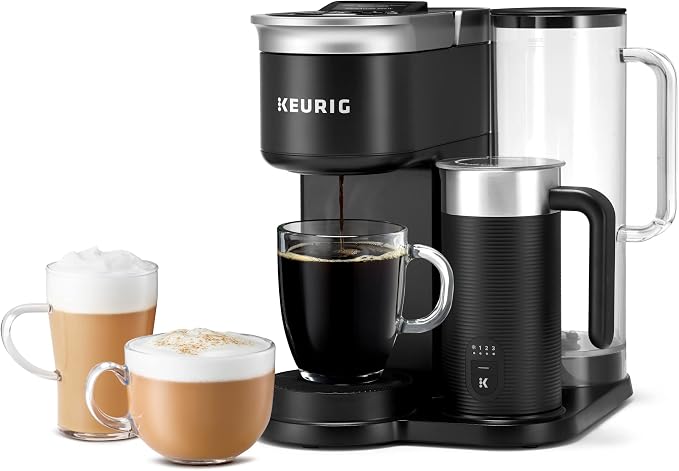 Keurig K-Café SMART Single Serve Coffee Maker with WiFi Compatibility, Latte and Cappuccino Machine with Built-In Frother, 6 Brew Sizes, Black | WiFi Compatibility, Latte, Cappuccino Machine with Built-In Frother, 6 Brew Sizes - Image 16