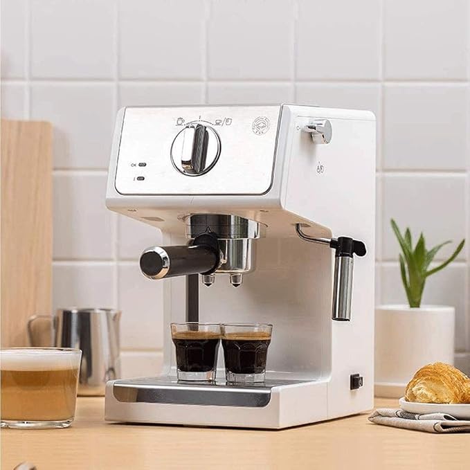 Espresso Machine, Compact Stainless Steel Coffee Maker with Milk Frother Wand for Professional Brewing, Perfect for Home Use, Easy to Clean and Operate - Image 4