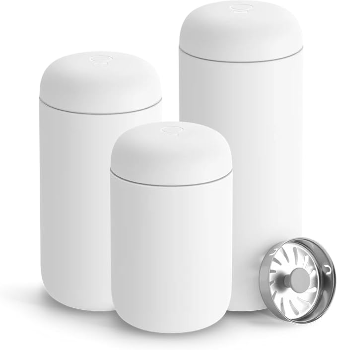 Fellow Carter Move Ceramic Lined Travel Coffee Mug 16 oz - Leak-Proof Lid | No Metallic Taste, Dishwasher Safe, Hot 12Hr Cold 24Hr, Stainless Steel Tumbler, BPA-Free, Fits Cup Holders, Matte White - Image 4