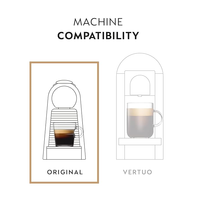 Nespresso Capsules Original Line, Roma Intenso, Medium Roast Coffee, 50 Count Coffee Pods