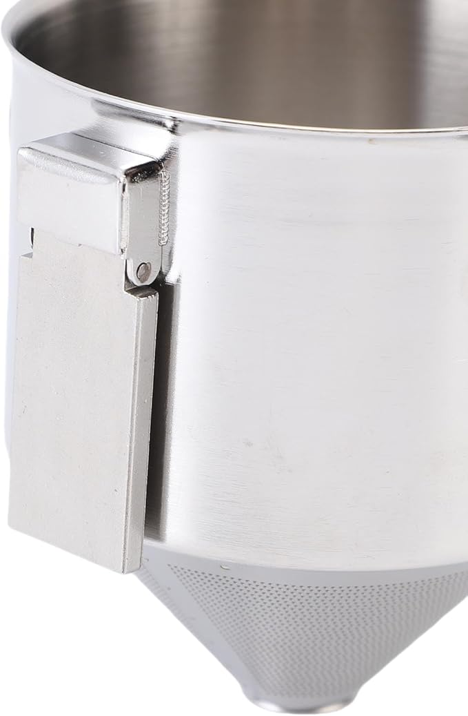 TOPINCN Stainless Steel Reusable Coffee Filter Pour Over Coffees Dripper Portable Paperless Coffee Filter for Travel Camping Home Office