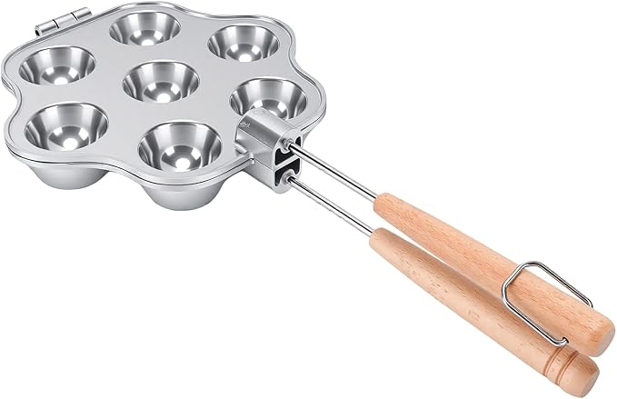 Reusable Quiche Bakeware Aluminum Alloy Mini Tart Pan with Wooden Grip Handles 21 X 43.5cm Fluted Tart Mould 2pcs for Egg Quiche Mince Pie Cheesecake Baking by Unknown