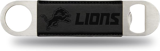 Rico Industries NFL Laser Engraved Bar Blade Faux Leather Laser Engraved Bar Blade - Great Beverage Accessory for Game Day by RicoIndustries