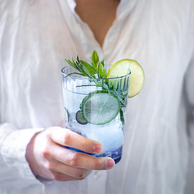 Bormioli Rocco Exclusiva Gin Fizz - Sapphire Blue, Set of 12 - Image 3