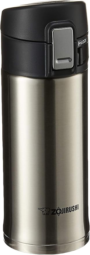 Zojirushi 0.36-Liter Stainless Steel Travel Mug, 12-Ounce, Silver by Unknown