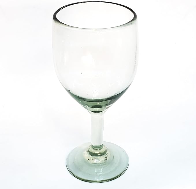 Clear 13 oz Wine Glasses (set of 6), Recycled Glass, Lead-free, Toxin-Free (13 oz Wine) - Image 2