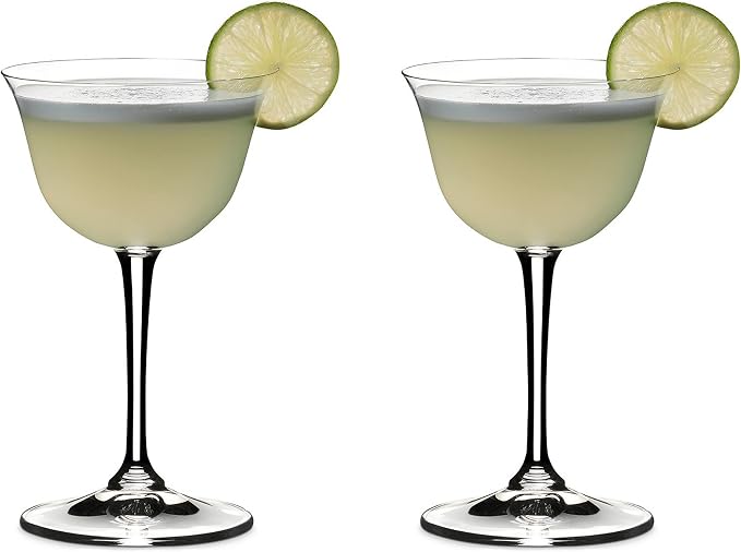 Riedel Personalized Drink Specific Sour Glass Pair, Set of 2 Custom Engraved Crystal Glasses for Whiskey, Gin, Vodka Sours, Home Bar, Clear, 7.8inchL x 4inchW 6.38inchH (6417/06) | Personalized with Custom Engraving for Whiskey, Pisco, Gin and Amaretto... - Image 5