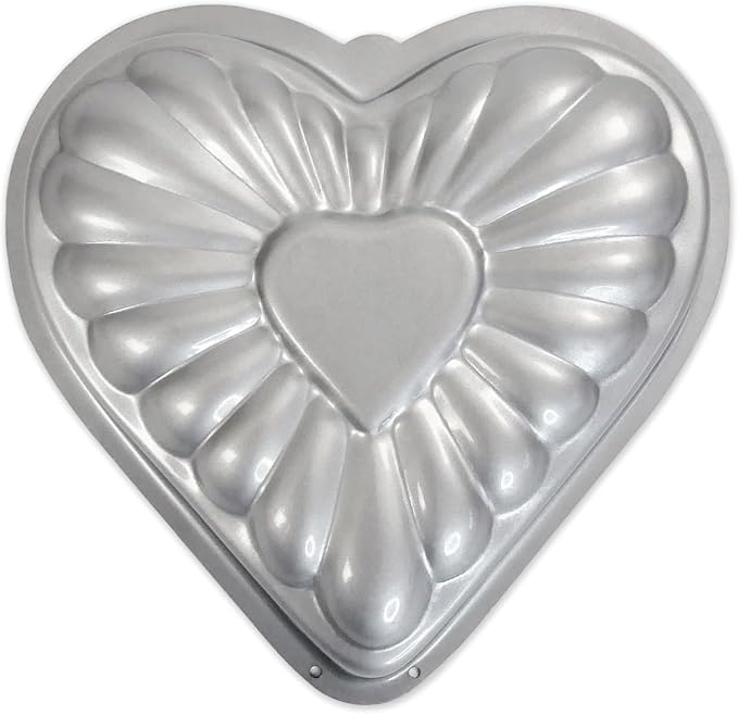 USA Pan Global Bakeware Fancy Heart Cake Pan - Image 2
