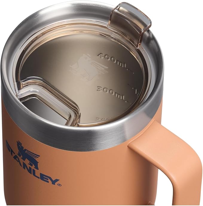 STANLEY The Everyday Suburban Mug | 16 oz | Drink Through Lid | Cup for Coffee, Tea and Drinks | Insulated Stainless Steel Coffee Mug | BPA-Free | Toast - Image 2