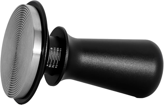 53mm Espresso Tamper, Professional Barista Coffee Tamper, Heavy-Duty Stainless-Steel Flat Base, Ergonomic Handle, Compatible with 53mm Portafilter, Coffee Accessory for Espresso lovers (53 mm)