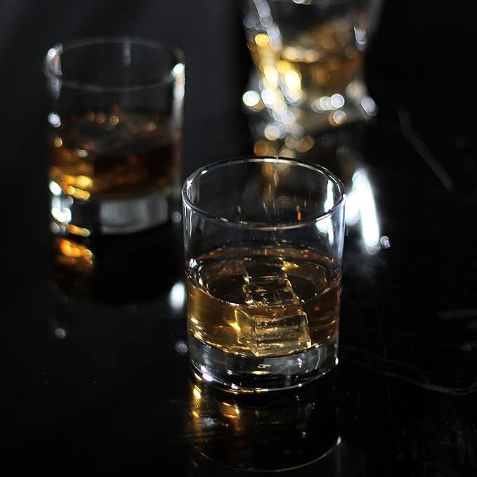 Whiskey Glasses,Set of 2,11 oz,Premium Scotch Glasses,Bourbon Glasses for Cocktails,Rock Style Old Fashioned Drinking Glassware,Perfect for Father's Day,Party,Bars,Gift, Restaurants and Home - Image 5
