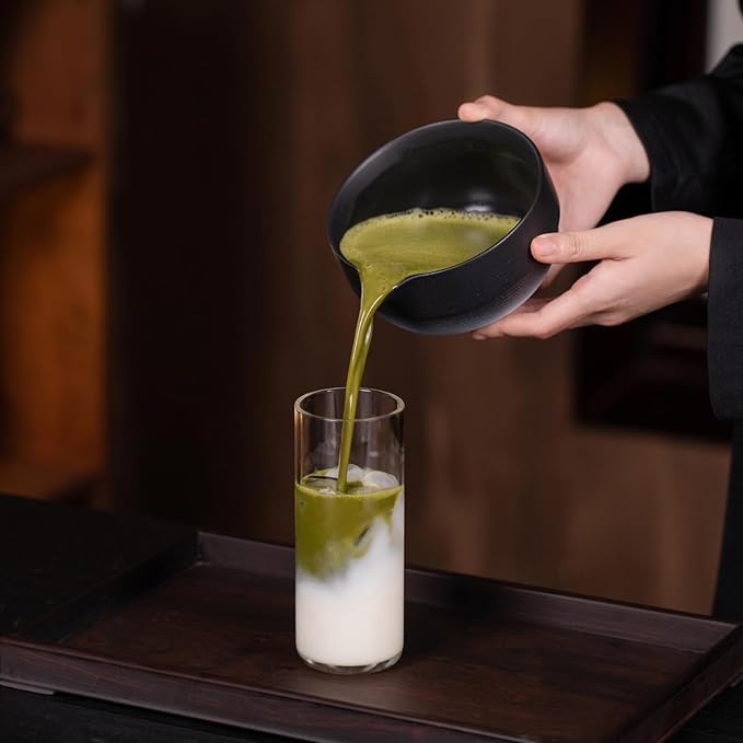 Premium Matcha Ceremony Set – Complete 9-Pcs Ritual Kit – Presented in Luxury Magnetic Gift Box, Perfect for Gifting or Self-Care (Black)