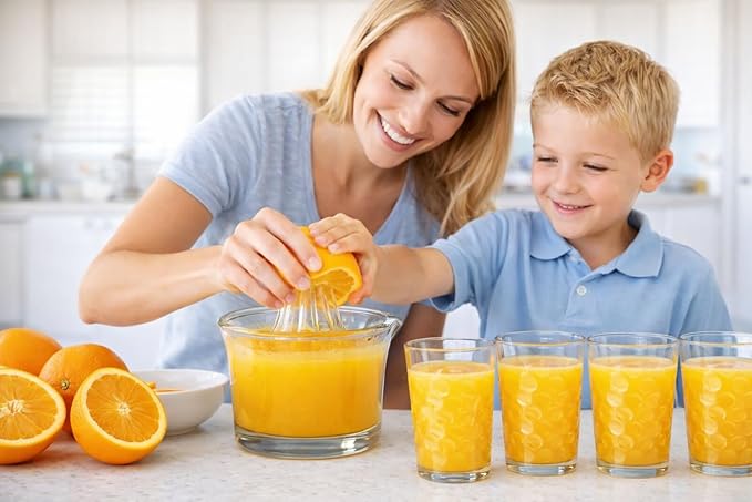 BOHEM'S Small Juice Glasses, Clear Glass Cups Tumblers, 7 Oz, Drinking Glassware for Orange Juice, Water, Milk, Coffee, Perfect for Tasting and Small Portions, Set of 4 (Style 2) - Image 6