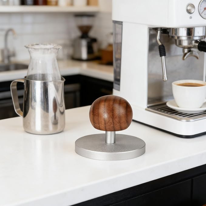 Versatiled Coffee Tamper Tool Comfortable Grip for Home Brewing and Coffee Shop Use Available in 51mm and 58mm Size Tamper - Image 7