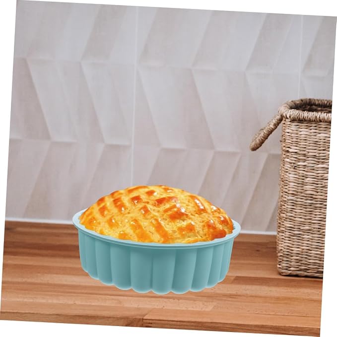 Alipis 2pcs Food-grade Silicone Cake Pan Charlotte Mold Round Cake Molds for Baking High-temperature Resistant Petal Shape for Tart - Image 4