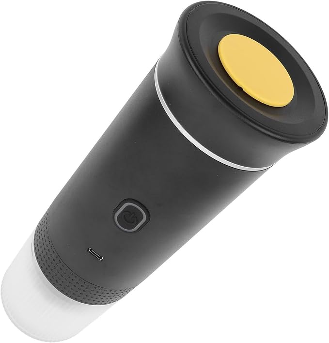 Rengue Portable Electric Coffee Maker 15 Bar Automatic Machine with 2500mAh Battery Compatible Cup Holders for Car Office Travel Camping (Black) - Image 7