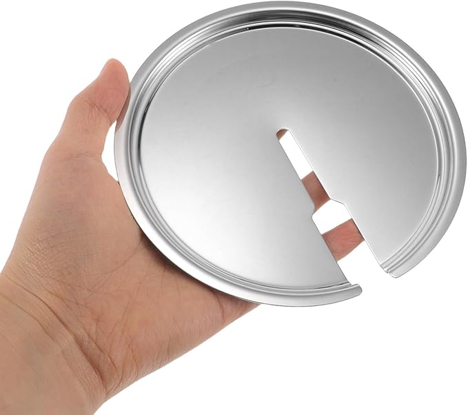 jojofuny Stainless Steel Dough Funnel Lid with Observation Panel for Octopus Balls and Pancakes, Kitchen Meatball Preparation Tool that Locks in Flavor and Juice - Image 4